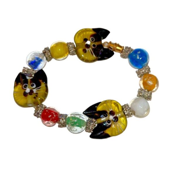 Glass Cat Face Beads for ROBIN - Picture 4 of 5